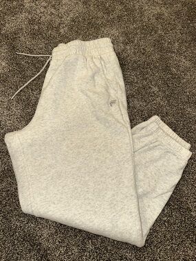 Fabletics Light Gray Drawstring Joggers